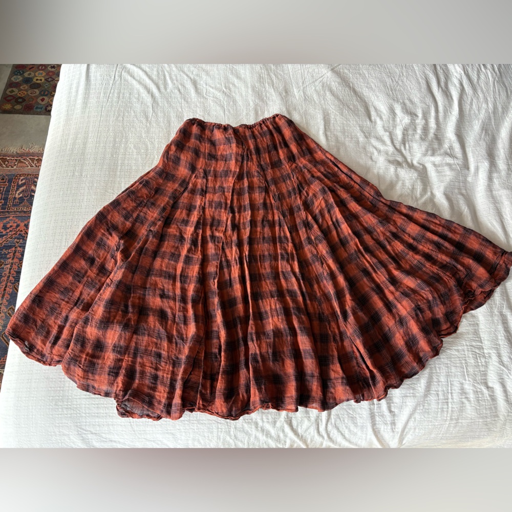 CP Shades x Free People Lily Linen Maxi Skirt - Picture 8 of 10